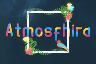 Atmosfhira: A Playful Color Fonts Choice for Handmade Brands