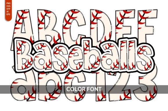 Baseballs: A Playful Font That Stitches With Personality