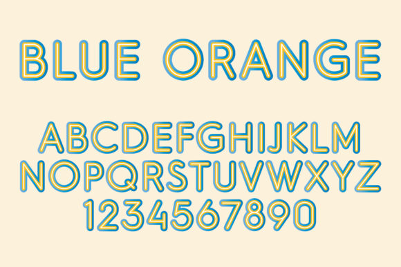 Blue Orange: A Bold Color Font for Modern Content Publishing