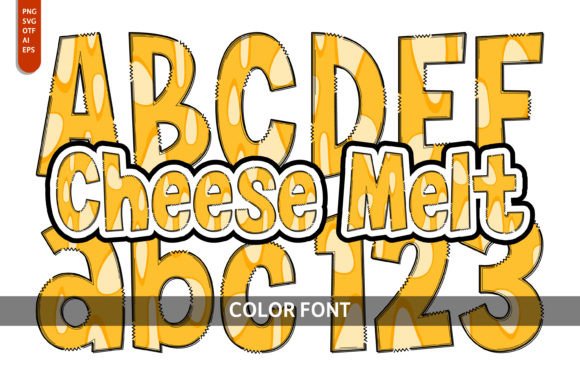 Cheese Melt: A Playful Font That Stitches With Personality