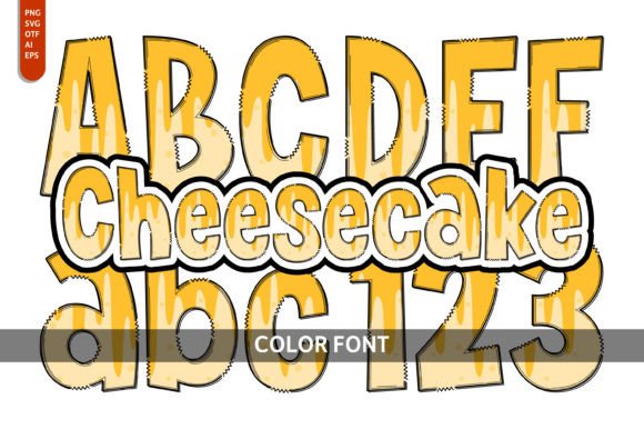 Cheesecake: A Playful Color Fonts Choice for Creative Publishers