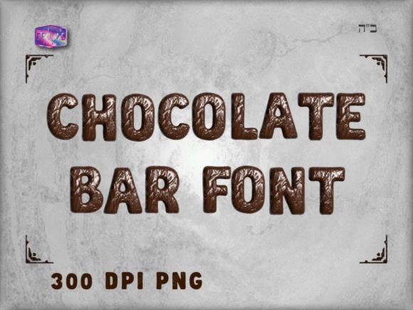 Chocolate Bar Font: A Vibrant Color Fonts Choice