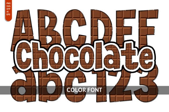 Chocolate Color Fonts for Sweet, Playful Branding