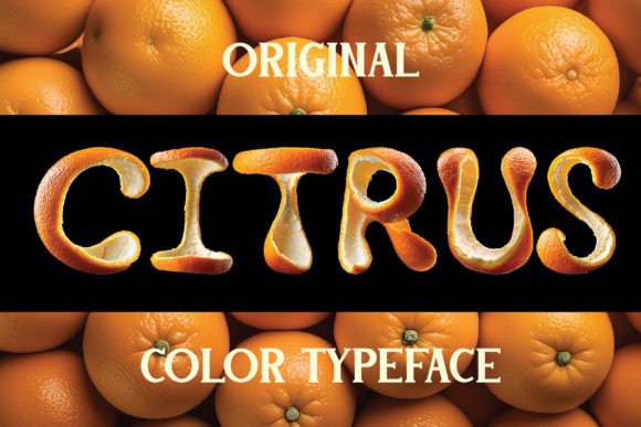 Citrus: A Vibrant Color Fonts Choice for Fresh Branding
