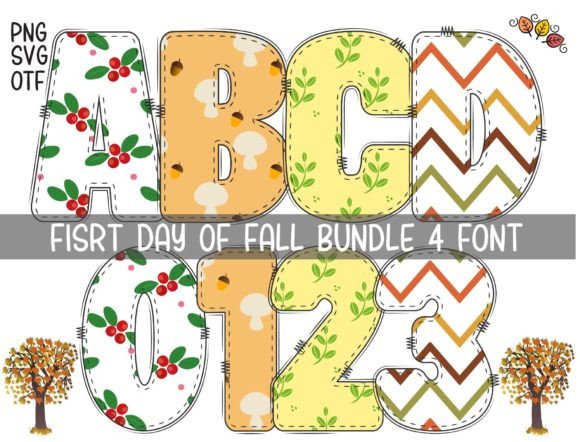First Day of Fall Fonts: A Color Fonts Review for Crafters