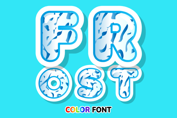 Frost: A Standout Color Fonts Choice for Creative Sellers