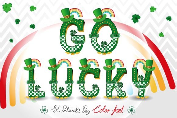 Go Lucky: A Playful Color Fonts Choice