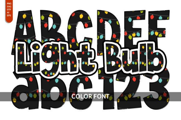 Light Bulb Fonts: A Color Fonts Review for Sellers