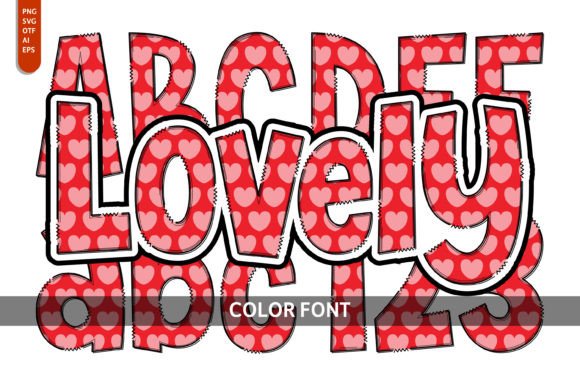 Lovely: A Playful Font That Stitches With Charm