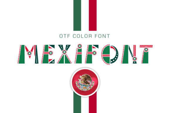 Mexifont: A Vibrant Color Fonts Asset for Editorial Design