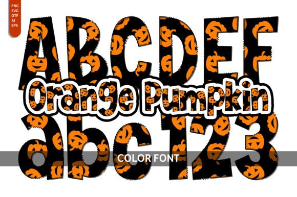 Orange Pumpkin: A Playful Font That Stitches With Personality
