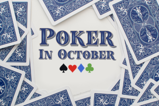 Poker in October: A Bold Color Fonts Headline Asset