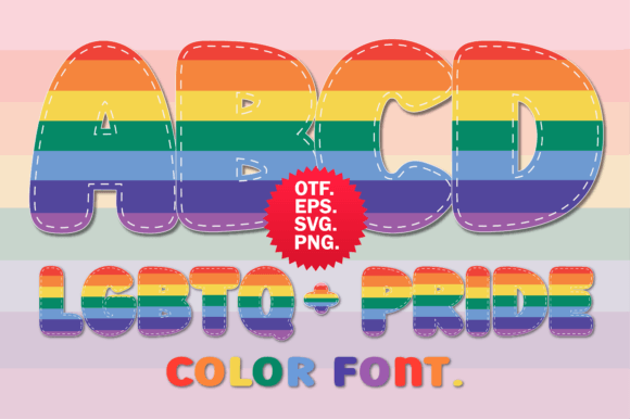 Pride LGBTQ Fonts: A Color Fonts Review