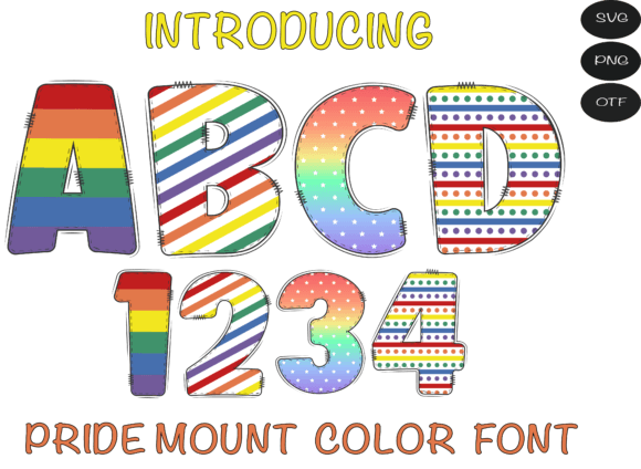 Pride Mount: A Modern Color Fonts Masterpiece