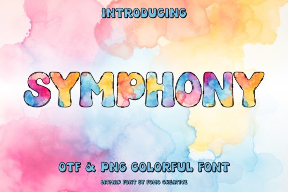 Symphony Color Fonts for Handmade Creators
