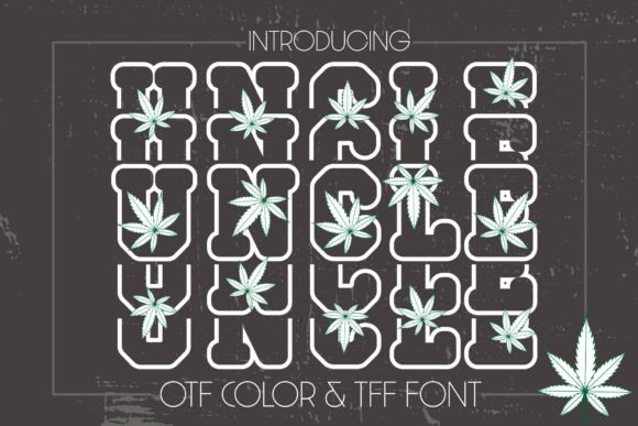 Uncle: A Whimsical Color Fonts Choice for Modern Branding