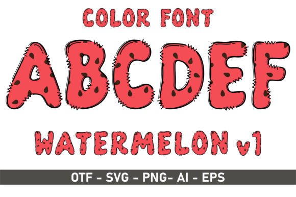 Watermelon V1: A Playful Font That Stitches Well—With Caveats
